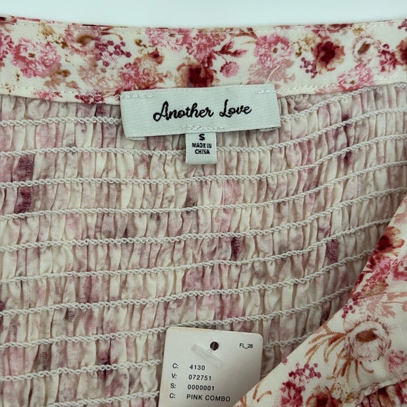 NWT Anthropologie Another Love Smocked Floral Mini Dress - Picture 7 of 9